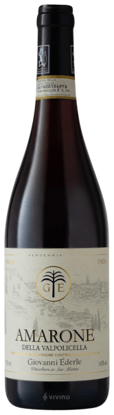 Giovanni Èderle Amarone della Valpolicella 2018 (750 ml)