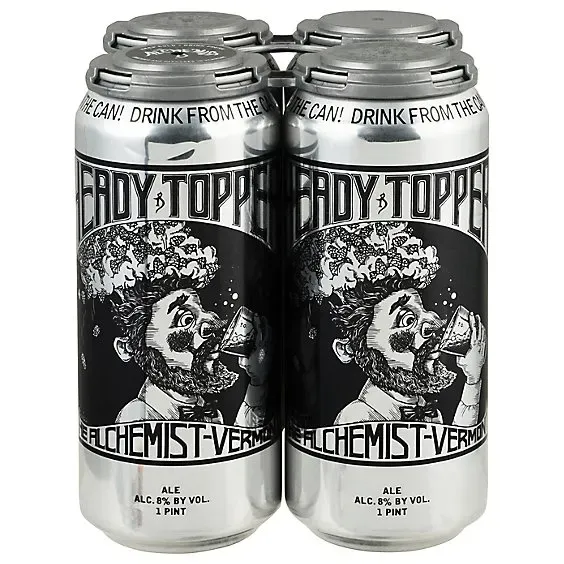 The Alchemist  - Heady Topper - Double IPA - 4 pack 16oz can