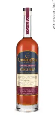 The Copper Fox Distillery Apple Brandy Barrel Finish Single Malt Whisky 750 ml