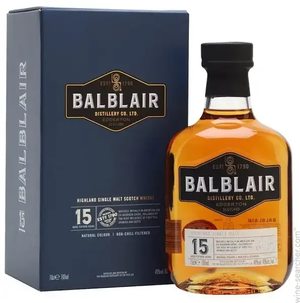 Balblair 15 Year Old Single Malt Scotch Whisky 750 ml