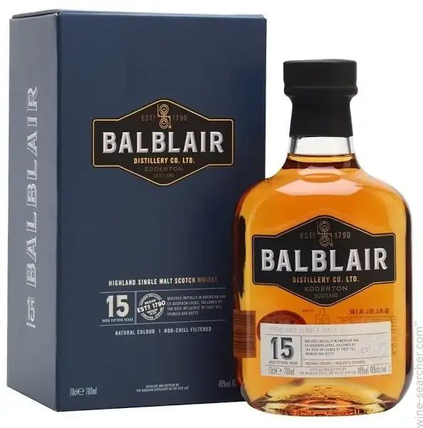 Balblair 15 Year Old Single Malt Scotch Whisky 750 ml