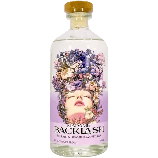 Madame Backlash Rhubarb &amp; Ginger Gin 750 ml