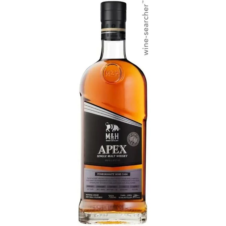 The Milk &amp; Honey Distillery - M &amp; H Apex Pomegranate Wine Cask Single Malt Whisky 750 ml
