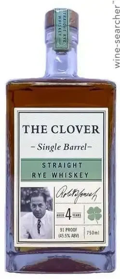 The Clover Single Barrel 4 Year Old Straight Rye Whiskey (750 ml)