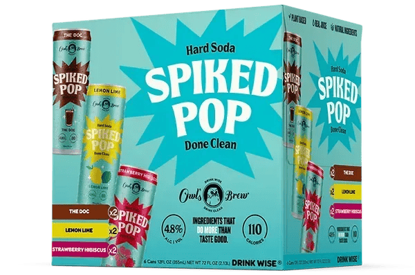Owl's Brew Spiked Pop Variety Pack 6 can