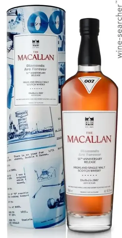 The Macallan James Bond 55th Anniversary 'Diamonds are Forever' Single Malt Scotch Whisky (700 ml)