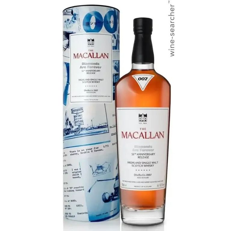 The Macallan James Bond 55th Anniversary 'Diamonds are Forever' Single Malt Scotch Whisky (700 ml)