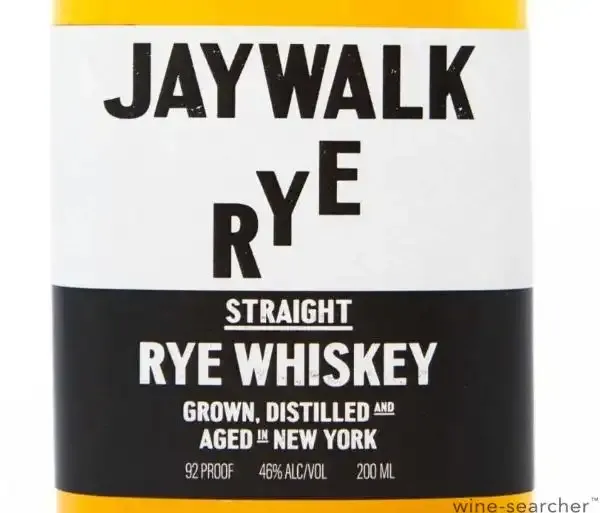 New York Distilling Company 'Jaywalk ' Straight Rye Whiskey 750 ml