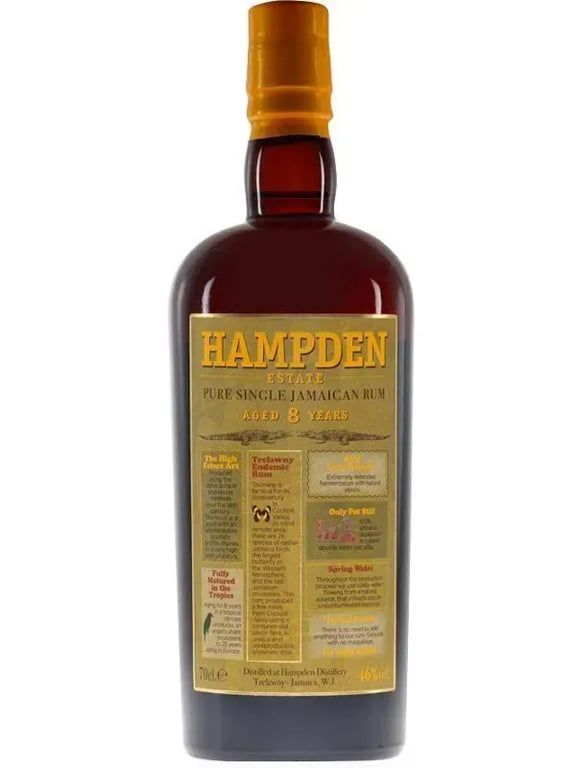 Hampden Estate 8 Year Old Pure Single Jamaican Rum (750 ml)