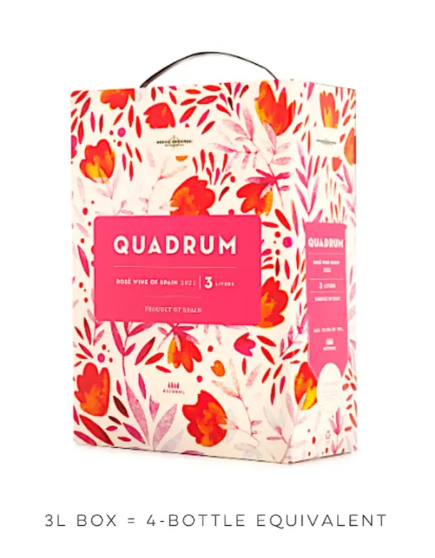 Quadrum Rose Wine of Spain 3 Liter Box