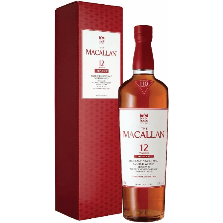 The Macallan - 110 Proof - Sherry Oak - 12 Year old - Scotch - 750ml bottle