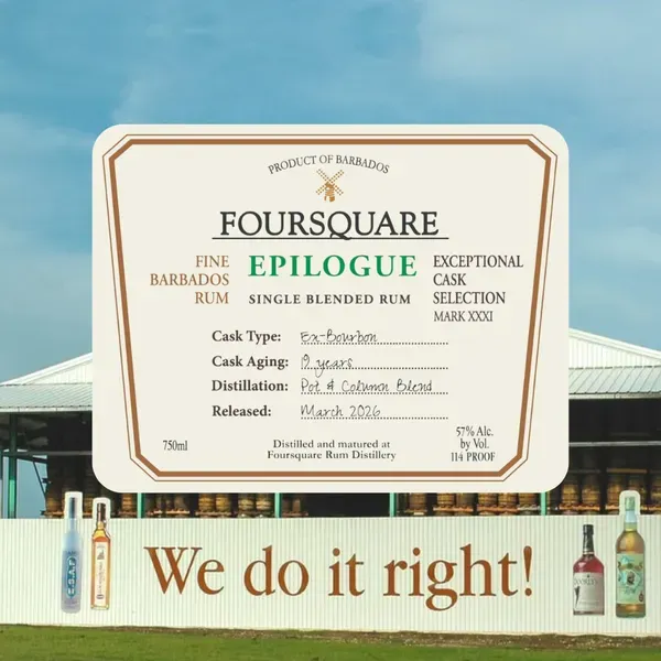 Foursquare Epilogue ECS Mark XXXI 19 Year Old Single Blended Rum (750 ml)