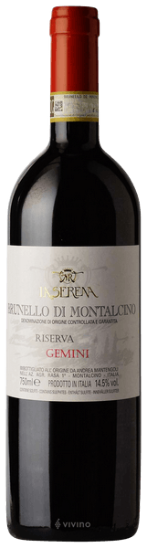 La Serena Gemini Brunello di Montalcino Riserva 2019 (750 ml)