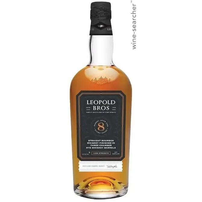 Leopold Bros. Three Chamber Rye Cask Finish Cask Strength 8 Year Old Straight Bourbon (750 ml)