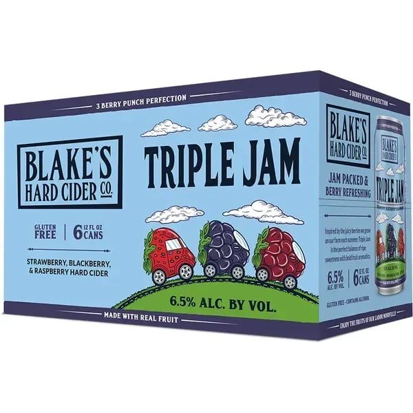 Blake's Hard Cider Co. Triple Jam Cider 6 can