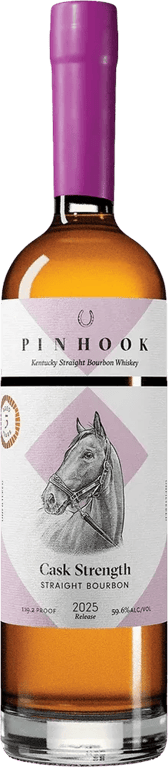 Pinhook Single Barrel Cask Strength 5 Years Old Unfiltered Straight Bourbon Whiskey 750 ml
