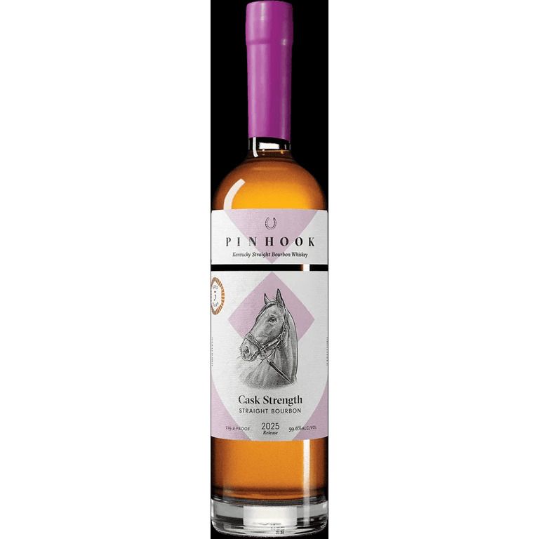 Pinhook Single Barrel Cask Strength 5 Years Old Unfiltered Straight Bourbon Whiskey 750 ml