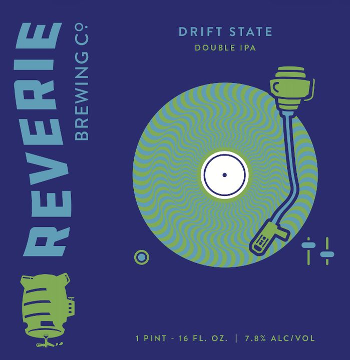 Reverie Brewing - Drift State - Double IPA - 4 pack 16oz cans