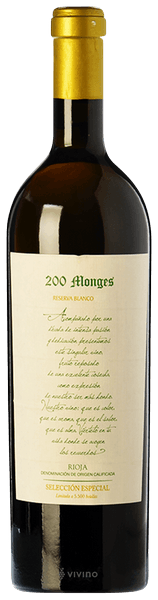 Vinícola Real 200 Monges Rioja Selección Especial Reserva Blanco 2008 (750 ml)