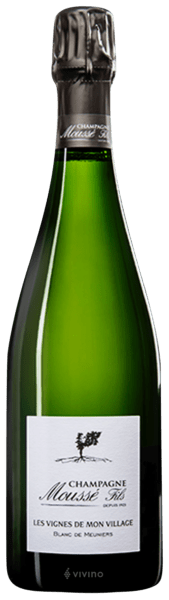 Moussé Fils Les Vignes de Mon Village Blanc de Meuniers Champagne (750 ml)