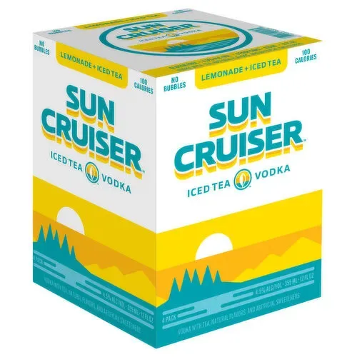 Sun Cruiser - Iced Tea &amp; Vodka - 4 pack 12oz cans