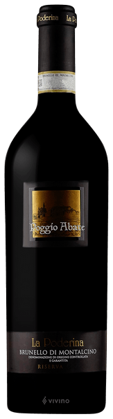 La Poderina Poggio Abate Brunello di Montalcino Riserva 2018 (750 ml)