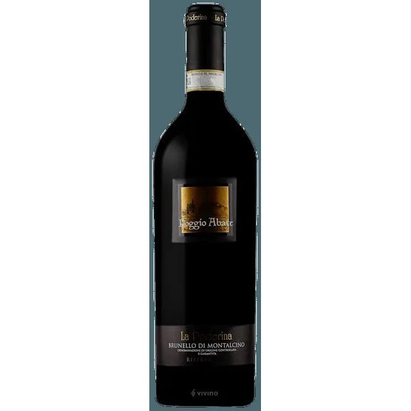 La Poderina Poggio Abate Brunello di Montalcino Riserva 2018 (750 ml)