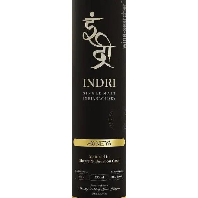 Indri 'Agneya' Sherry &amp; Bourbon Cask Finish Single Malt Whisky 750 ml