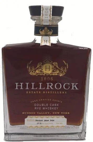 Hillrock Estate Distillery Double Cask Holiday Dram Rye Whiskey 750ml