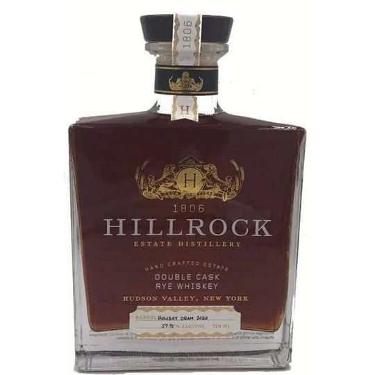 Hillrock Estate Distillery Double Cask Holiday Dram Rye Whiskey 750ml