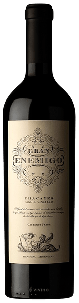El Enemigo Gran Enemigo Single Vineyard Chacayes Cabernet Franc 2018 (750 ml)