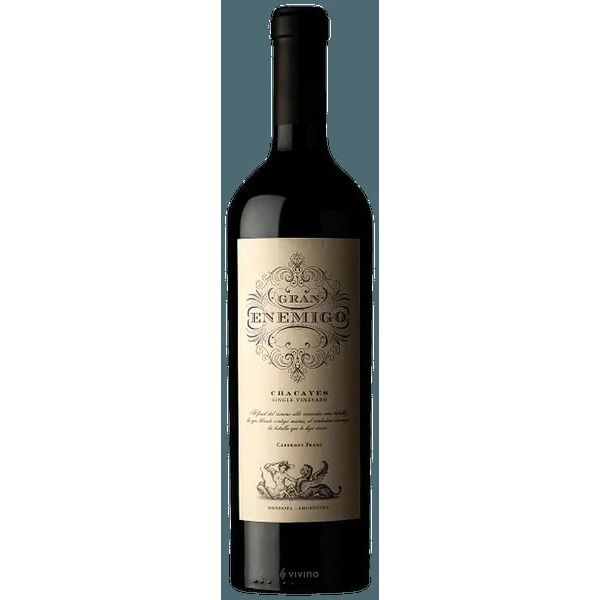 El Enemigo Gran Enemigo Single Vineyard Chacayes Cabernet Franc 2018 (750 ml)