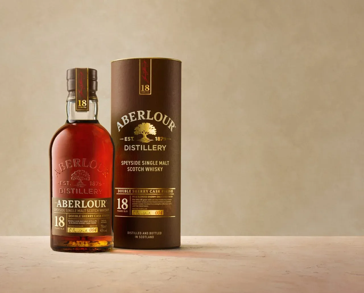 Aberlour Double Cask 18 Year Old Single Malt Scotch Whisky (750 ml)