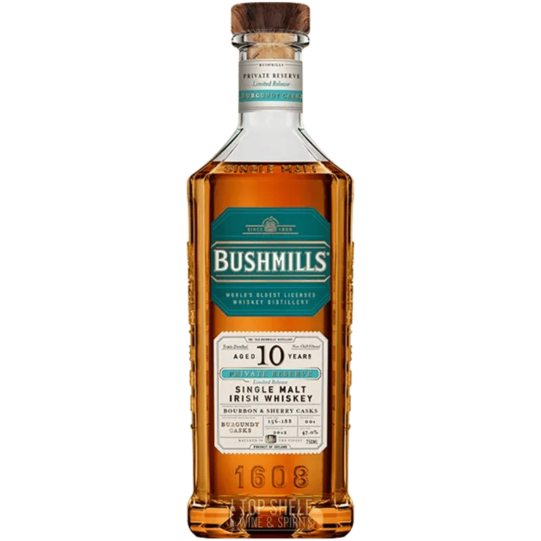 Bushmills Limited Release 10 Years Old Private Reserve Burgundy Cask Single Malt Irish Whiskey  (750 ml)