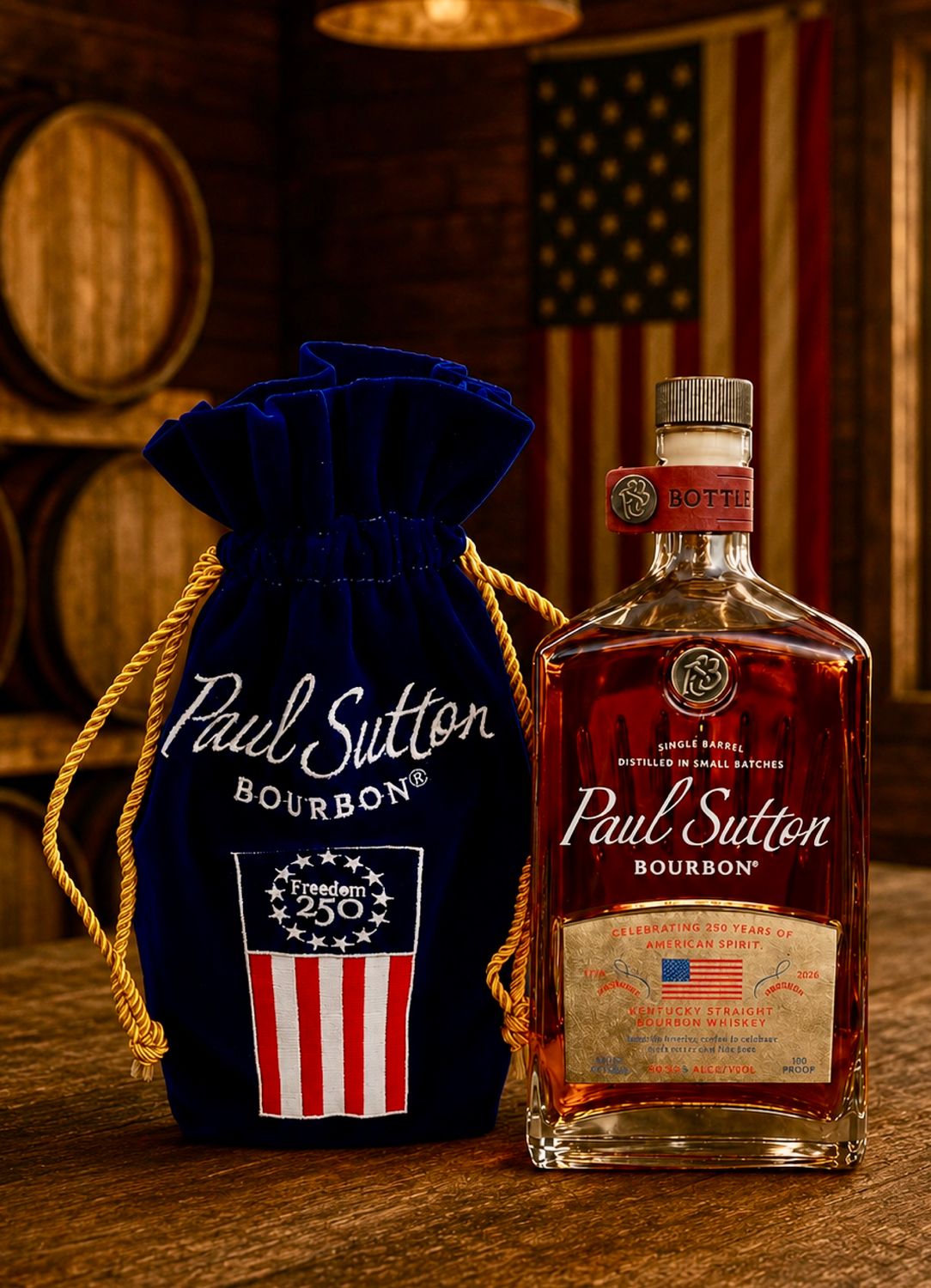 Paul Sutton America's 250th Birthday Kentucky Straight Bourbon Whiskey (750 ml)