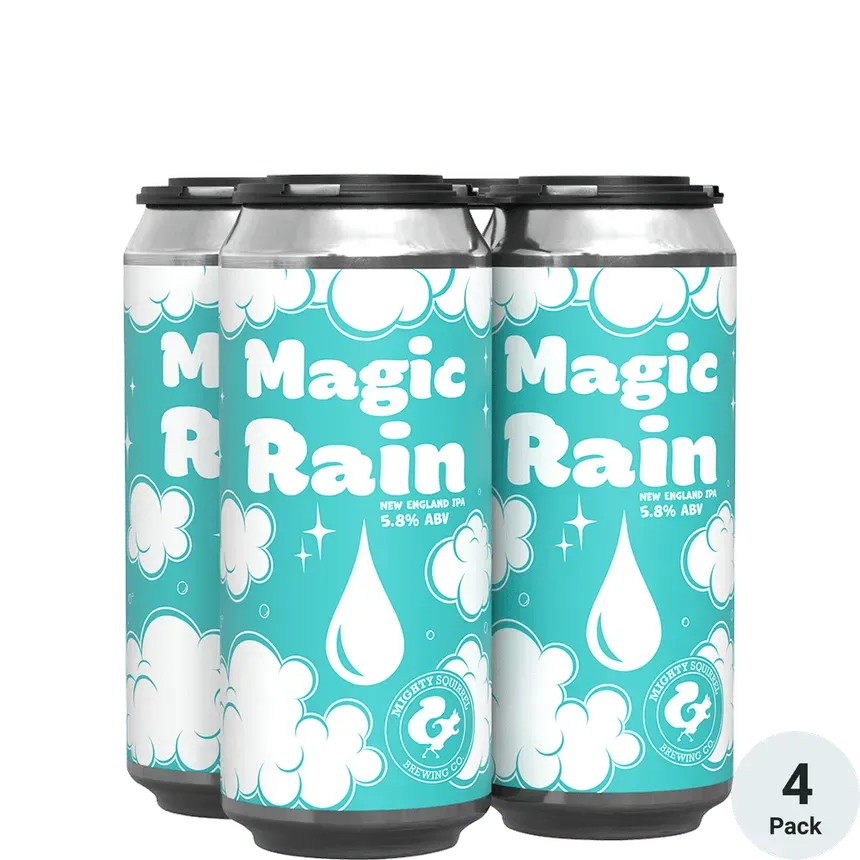 Mighty Squirrel Magic Rain NEIPA 16 oz 4 can