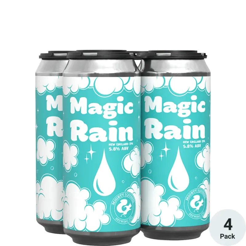 Mighty Squirrel Magic Rain NEIPA 16 oz 4 can