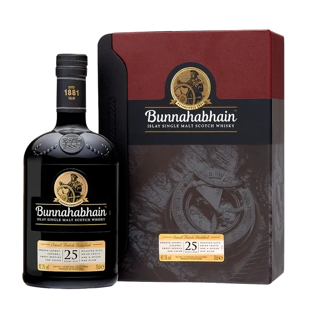 Bunnahabhain 25 Year Old Single Malt Scotch Whisky (750 ml)