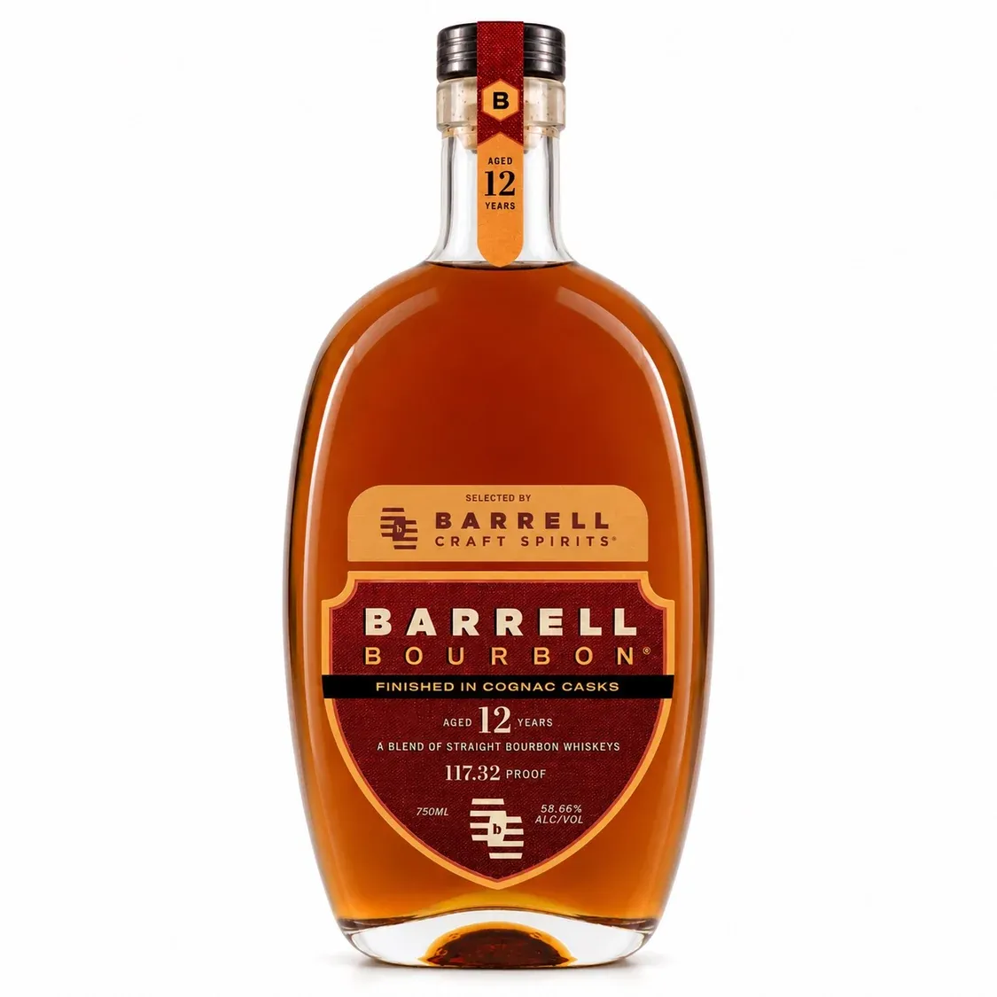 Barrell Craft Spirits 12 Year Old Bourbon Finished in Cognac Casks (750 ml)