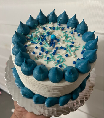 Father’s Day Frosting Simple Cake (20 porciones)