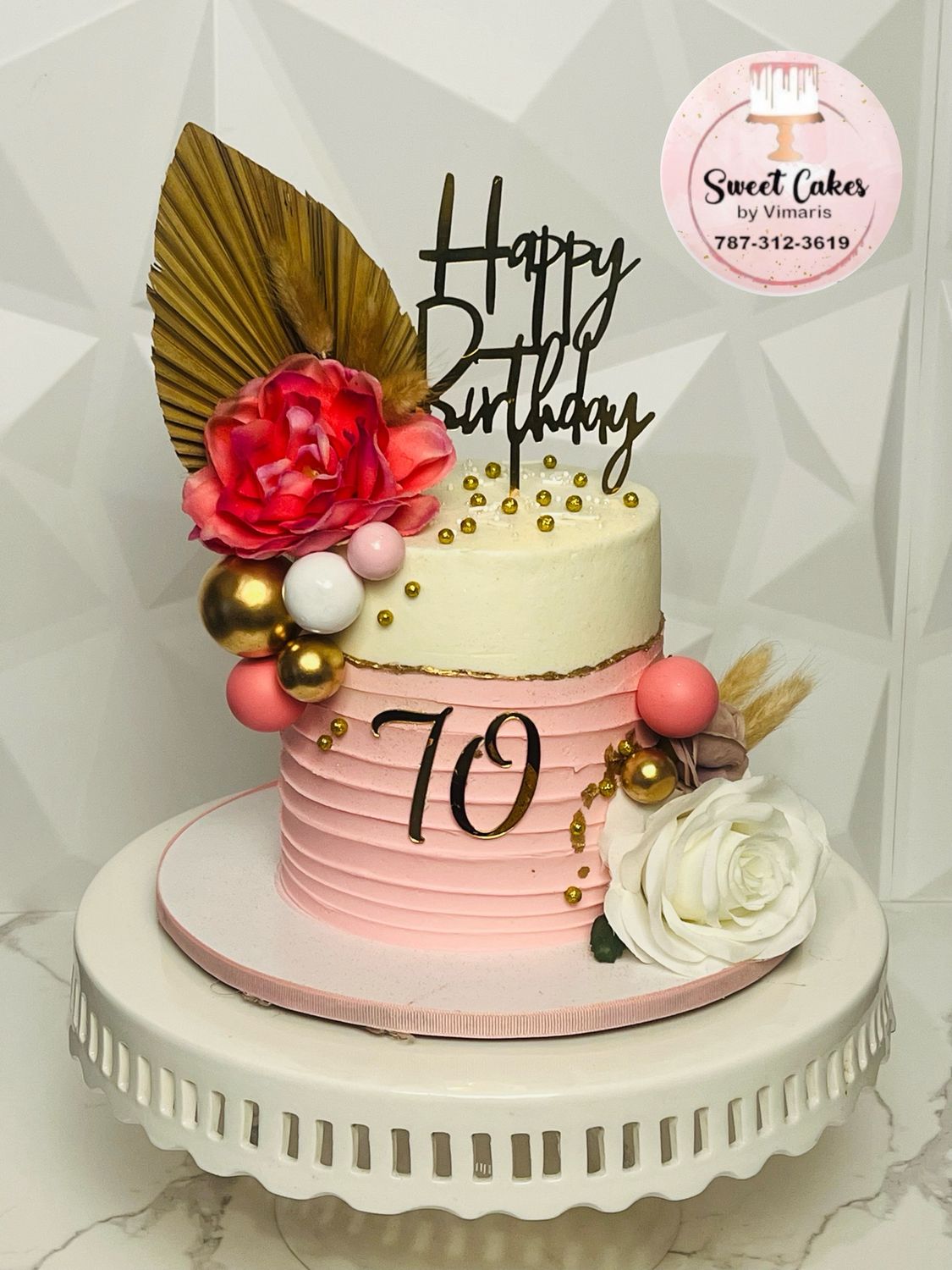 5x6” Doble Barrel Ganache Cake