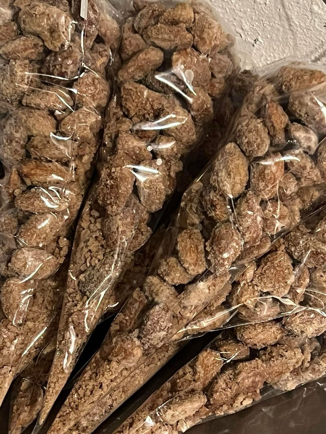 Almendras caramelizadas