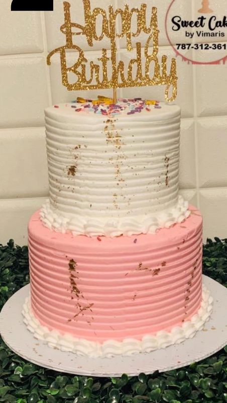 To Go Cake 2 pisos (25 porciones)