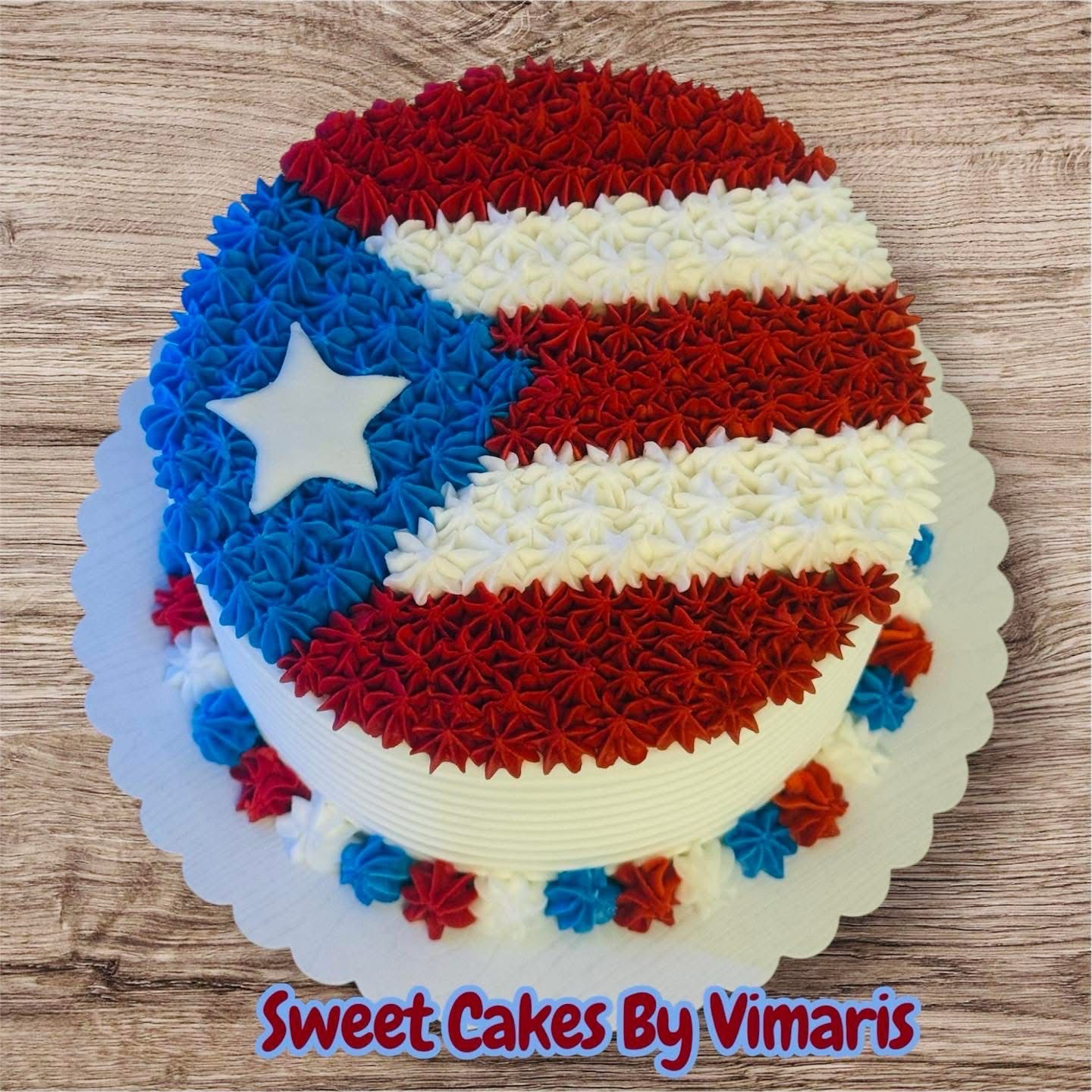 Bandera PR Cake Redondo
