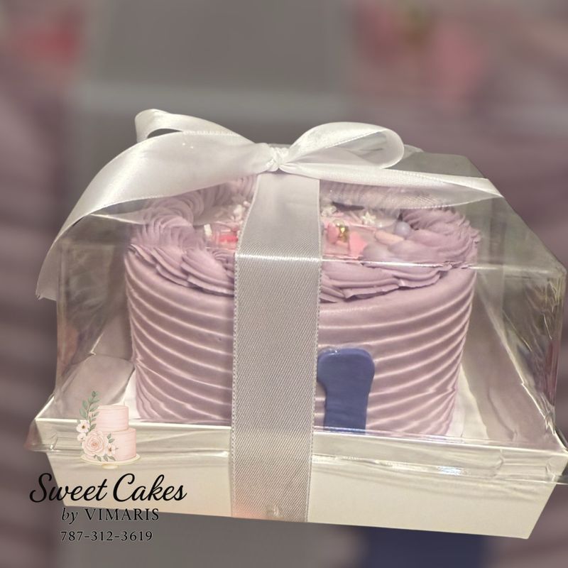 5” To Go Cake in Box