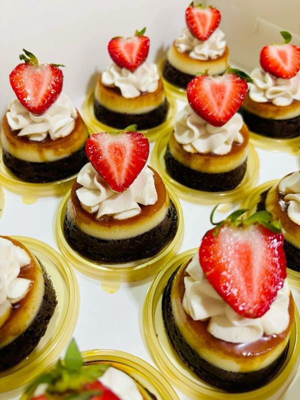 Mini Chocoflanes (cantidad mínima 12)