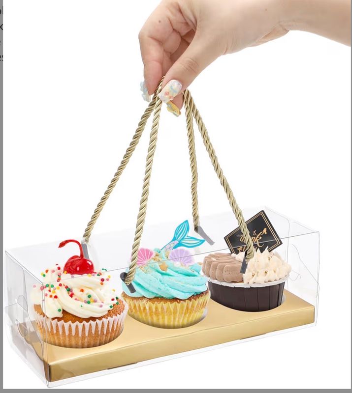 Cajita de 3 Cupcakes