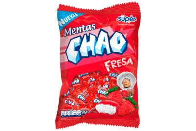 Chao confite fresa 100U