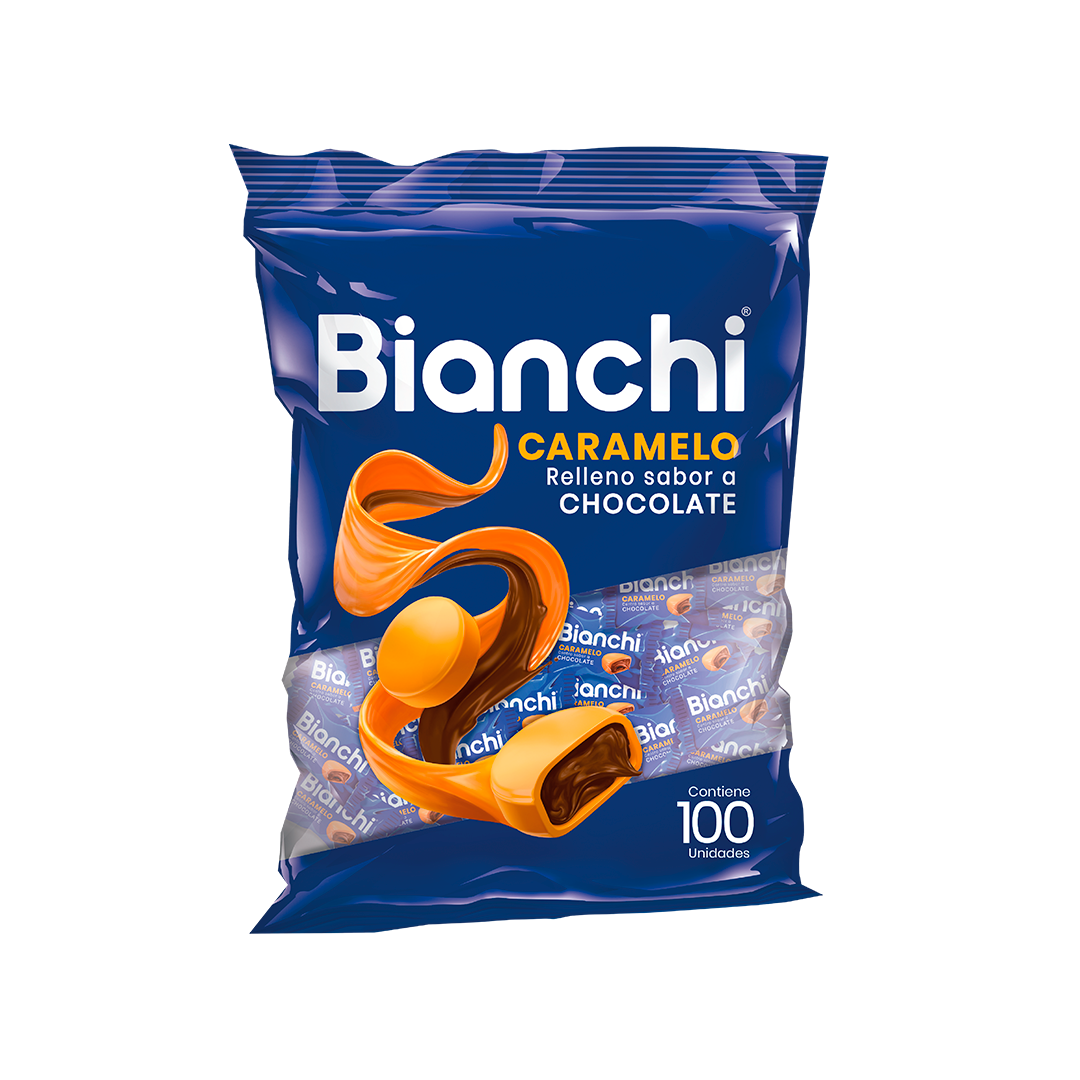 Bianchi Caramelo relleno Chocolate 100U