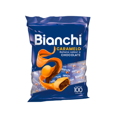 Bianchi Caramelo relleno Chocolate 100U